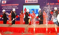 Suzuki starts building new auto factory