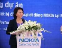 Nokia builds mobile phone factory in Bac Ninh province