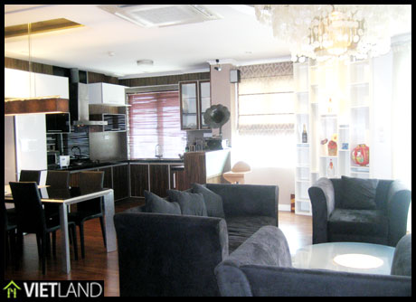 Well-designed apartment with 2 bedrooms for rent in Dong Da district, Ha Noi