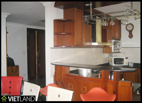 150-SQM large apartment for rent in Ciputra, Ha Noi, 3 beds, full furnished
