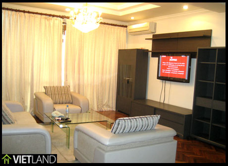 150-SQM large apartment for rent in Ciputra, Ha Noi, 3 beds, full furnished