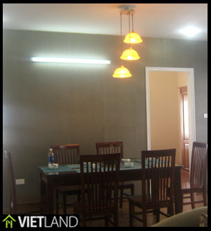 Lake view and brand new flat for rent in M5 Building, Dong Da District, Ha Noi