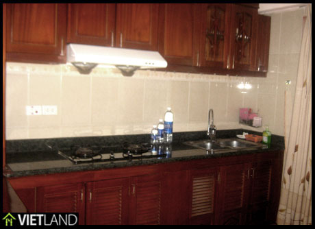 An apartment with 2 bedrooms for rent in Ba Dinh District, Ha Noi