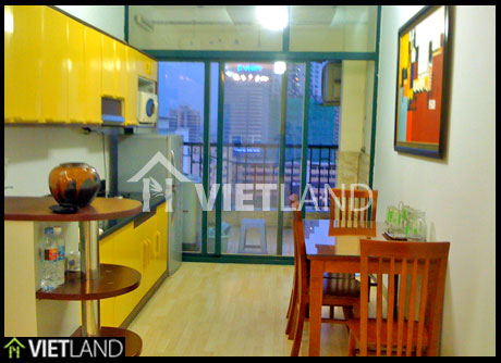 Apartment for rent in Building 71 Nguyen Chi Thanh, Ba Dinh district, Ha Noi