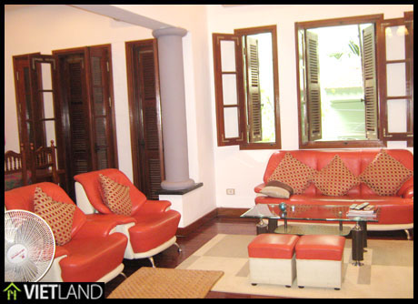 Furnished house for rent in Ha Noi, Westlake area, 2 bedrooms