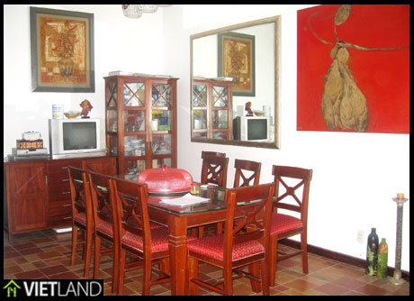 House with garage for rent in Ha Noi, 4 beds, full furnished