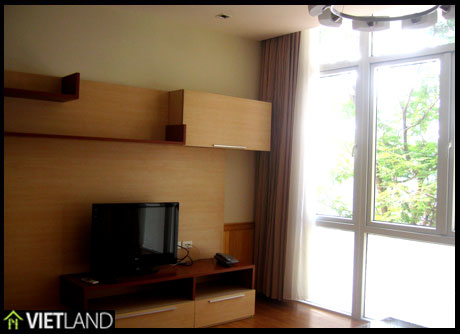Lake-viewed serviced apartment for rent in Ba Dinh