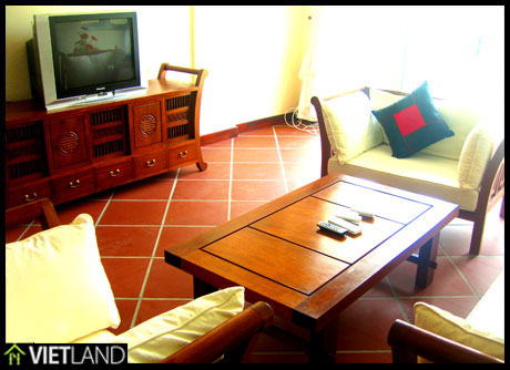 Lake viewed serviced apartment for rent in Truc Bach area