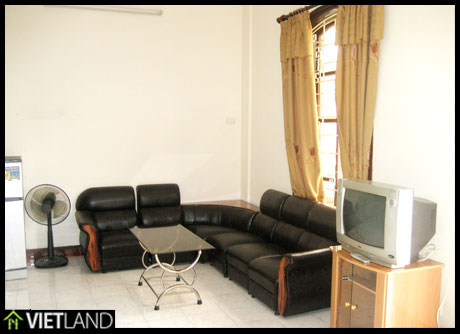 Spacious serviced apartment with lake view for rent in Ba Dinh district, Ha Noi