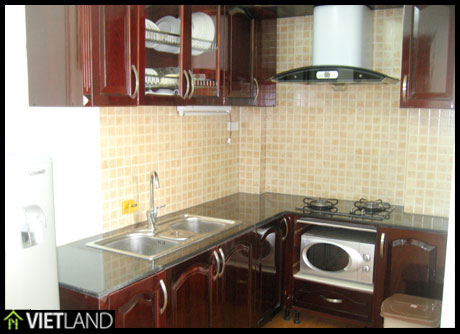 Beautiful serviced apartment with 2 beds for rent in Ba Dinh district, Ha Noi