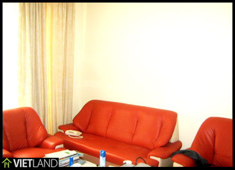Luxurious serviced apartment with nature wood furniture, plasma TV, parkview for rent in Hai Ba district