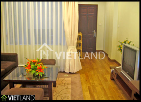 Luxurious serviced apartment with gym, swimming pool, garden, lake view….with garage for rent in Ha Noi, 3 beds, full furnished
