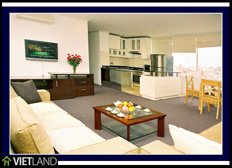 Lake-View apartment with luxury furniture for rent in Ha Noi, WestLake area 