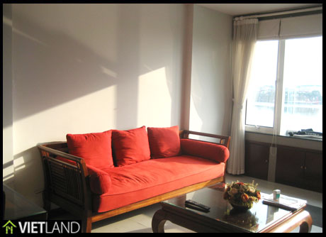 Lake-view apartment for rent in Ha Noi, facing to Truc Bach Lake