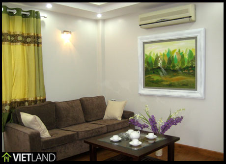 For rent serviced apartment with 2 bedrooms in downtown, Ha Noi