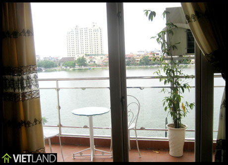 Serviced apartment with lake view for rent in Ha Noi, Truc Bach Area