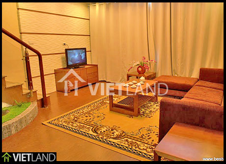 Serviced apartment with 2 bedrooms for rent near Linh Dam Peninsula, Ha Noi