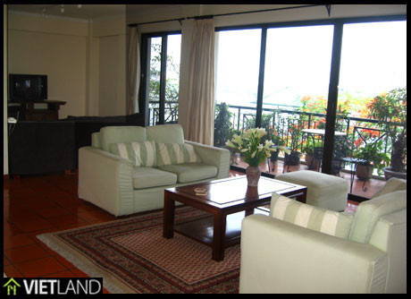 Penthouse for rent with 2 floors in Ha Noi, by Truc Bach lake
