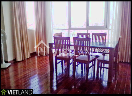 Walking distance to Thien Quang lake: 2-bed apartment for rent in Dong Da district, Ha Noi