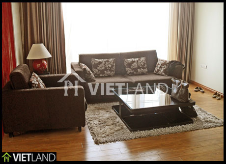 Serviced flat with 2 bedrooms for rent in WestLake area,To Ngoc Van street, Tay Ho district, Ha Noi