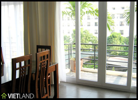 Serviced apartment with 2 bedrooms for rent in Ba Dinh district, Ha Noi