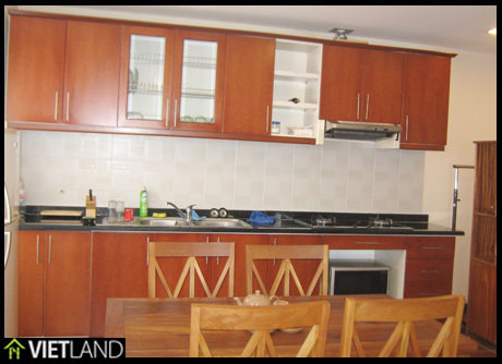 1 bed serviced apartment for rent in Truc Bach Lake Area