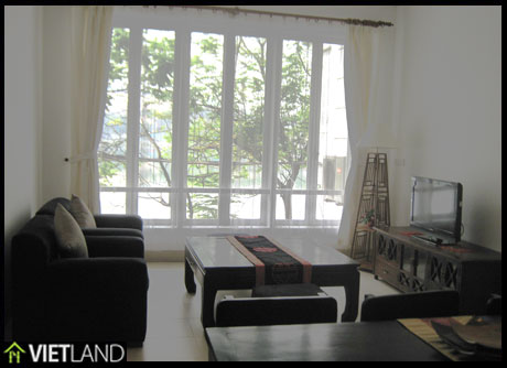Lake view 1 bedroom serviced apartment for rent in Truc Bach Area Ha Noi