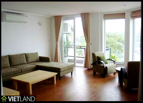 Spacious serviced apartment with 2 bedrooms for rent in Tay Ho district, Ha Noi