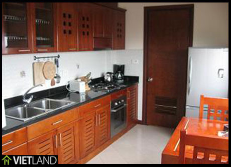 Serviced apartment for rent in downtown near the Long Bien Bridge, Ba Dinh district, Ha Noi