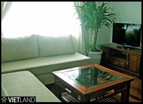 Brand new 3- BRs apartment for rent with full furnishing in Building 172 Ngoc Khanh Str