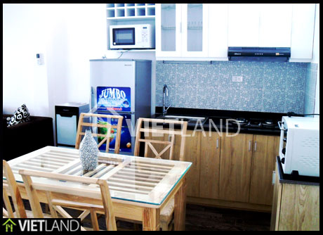 Serviced apartment with 2 beds for rent in Linh Lang Street, Ba Dinh district. Ha Noi