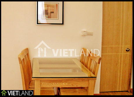 Lakeside located serviced apartment for rent on Pham Huy Thong Street, Ba Dinh district, Ha Noi