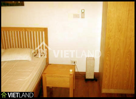 1-bed apartment with service for rent in Kim Ma street, Ba Dinh district, Ha Noi