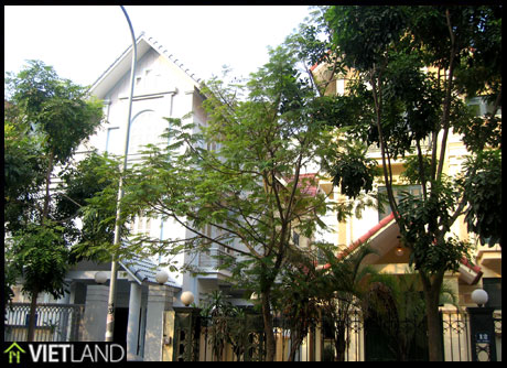 Villa for rent in D5 Vuon Dao, close to Ciputra New Urbanization Zone, Westlake area