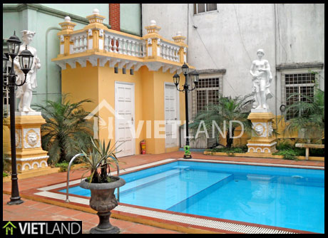 Partially equipped villa for rent in Tay Ho, WestLake area, Riverside
